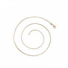 Apzeltīta ķēdīte ar klasisku pinumu